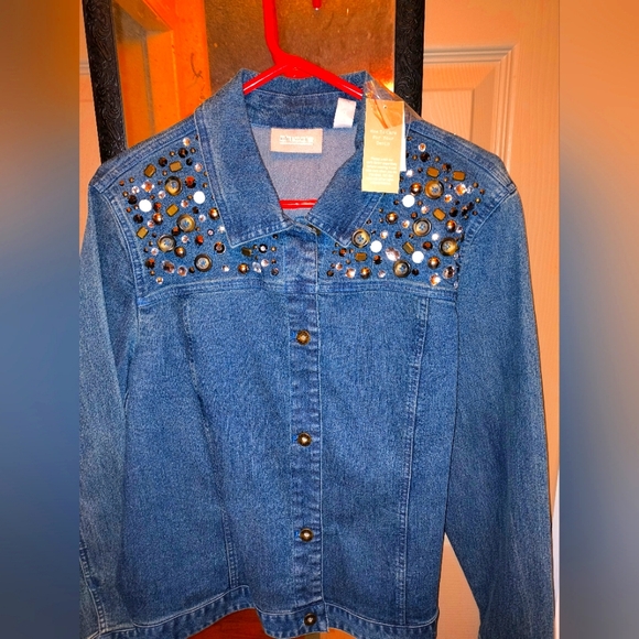 Chicos Denim Jacket - Picture 2 of 5